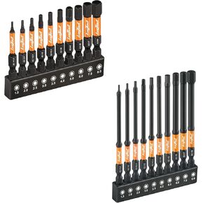 toolant impact hex head allen wrench drill bits. Torsion zone to absorb torque peaks to avoid breakage. For impact driver and heavy screw driving.