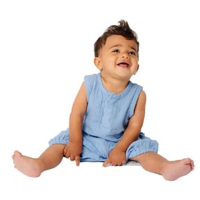 Copper Pearl Baby Snap Romper: Premium Cotton Summer Romper for Babies and Toddlers, Soft, Breezy, Gender Neutral Baby Clothes – Easy-On Baby Romper for Quick Changes, Robin, 3-6m