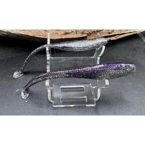 4-1/2" Salt Water Paddle Tail Swimbaits - 8-Pack, Howell's Strawberry Wine