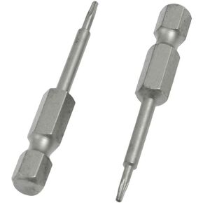 uxcell Magnetic Gray 1.3mm Point Model PH00 Torx Screwdriver Bits 2 Pcs