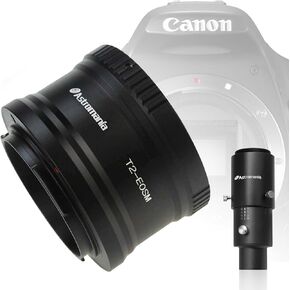 محول الإسقاط المتغير Astromania 1.25 "مجموعة أنبوب التمديد - حزمة مع - محول عدسة Canon EOS -M T2