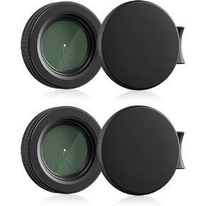 【Adjustable Aperture Lens Cover for PVS-14】 1.5-26mm Iris Diaphragm with Protective Cap, M30 Iris Filter Cover PVS14 Compatible Night Vision Telescope (Adjustable Aperture Lens Cover x2)