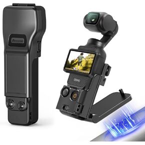 Magnetic Mount Stand and Gimbal Lens Protective Cover Combo for DJI Osmo Pocket 3, Upgraded Pocket3 Accessories Super Strong Magnet Suction Case Holder