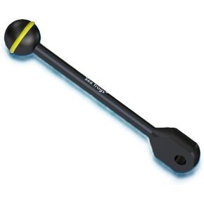 Sea Frogs Underwater Ball Arm, 6.5 Inch, Aluminum, Black with Yellow Accent