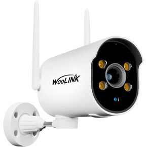 Woolink Solar Security Cameras Wireless Outdoor مع لوحة الطاقة الشمسية ، وكاميرات WiFi 2.4 جيجا هرتز للأمن المنزلي مع PR 225 ° ، واكتشاف الذكاء الاصطناع
