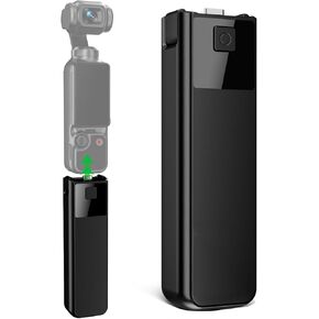 Pocket 3 Battery Handle 4000mAh, Compatible with DJI Osmo Pocket 3 Accessories 1/4" Threaded Hole 22.5W Fast Charging