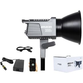 Aputure Amaran 200d 5600k TLCI 96 Video LED Light with DC/AC Power Supply Support APP Control