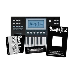 Xdinary-Heroes - 6th Mini Album Beautiful Mind Platform - Raw Ver. Package + QR Card + Photocard + Film Photocard + Acrylic Sticker + 4 Extra Photocards