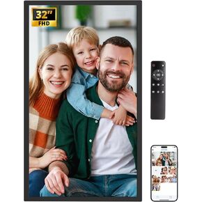Dragon Touch Large Digital Picture Frame 21.5 inch Black Touch Screen WiFi Digital Photo Frame Display, 32GB Storage, Auto-Rotate, Share Photos via App, Email, Cloud, Classic 21