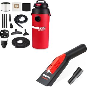 Shop-Vac 5 Gallon 5.5 Peak HP Wet/Dry Vacuum and Nozzle Kit with LED Light