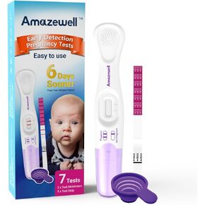 Early Pregnancy Test Kit, Early & Digital Pregnancy Test at Home, Pregnancy Tests with Cup, Fast Results, Over 99% Accuracy, 4 Tests (2 Digital+2 Early+1 Urine Cup)