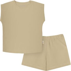 Koh Koh Kids 2025 Toddler Muscle Tee Take Take Top Top Matching Shorts