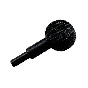 Sphere Rotary Steel Ball Grinding Head Power Carving Tool Wood Polishing Engraving Drilling Bits for Wood Grinding (Black)