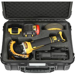 Hard Case for Dewalt Angle Grinder - Tool Bag for Dewalt 20V MAX Grinder Tool DCG416 | DCG415 | DCG413 | DCG405B, Waterproof Tool Box for Dewalt Grinder/Cutting Wheels/Battery/Charger (Case Only)