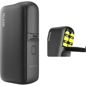 TELESIN° Wireless Charging Case for Gopro 13, Dual Slot Storage Battery Charger Power Bank(10000mAh) for Gopro, Fully Compatible for Gopro Hero 13 Battery