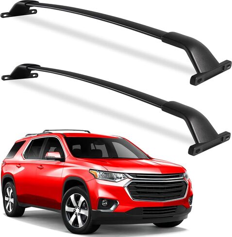 Wonderdriver Roof Rack Cross Bars Fit for Chevy Chevrolet Bolt EUV 2022 2023 2024 Bolt-EUV, Heavy Duty 220lb Aluminum Crossbar Racks Rail Rooftop Carrier Canoe Kayak Bike Cargo Luggage Black in Saudi Arabia