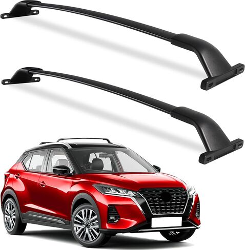 Wonderdriver Roof Rack Cross Bars Fit for Chevy Chevrolet Bolt EUV 2022 2023 2024 Bolt-EUV, Heavy Duty 220lb Aluminum Crossbar Racks Rail Rooftop Carrier Canoe Kayak Bike Cargo Luggage Black in Saudi Arabia