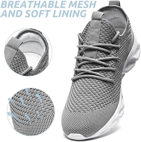 Running Womens Shoes Fashion Walking Sports Gym Tennis Breathable Slip on Ladies Non Slip Lightweight Jogging Sneakers in Kuwait