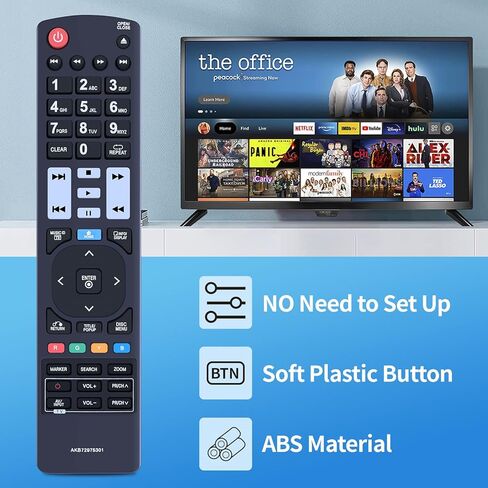 AKB74095511 Replace Remote Control for LG SoundPlate Home Theater System S45A1-D LAB540W S54A2-D LAB550W LAD650W LAB550H in Kuwait