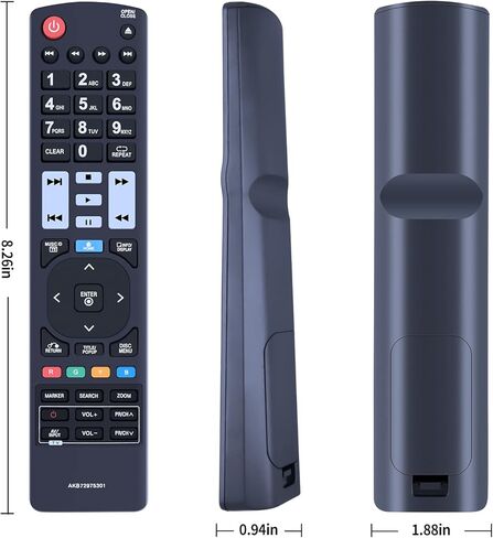 AKB74095511 Replace Remote Control for LG SoundPlate Home Theater System S45A1-D LAB540W S54A2-D LAB550W LAD650W LAB550H in Kuwait