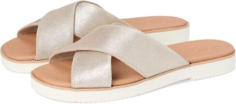 TOMS Women's Mae Crossover Flat Sandal in Saudi Arabia