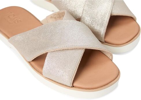 TOMS Women's Mae Crossover Flat Sandal in Saudi Arabia