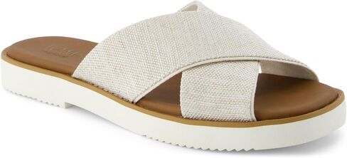 TOMS Women's Mae Crossover Flat Sandal in Saudi Arabia