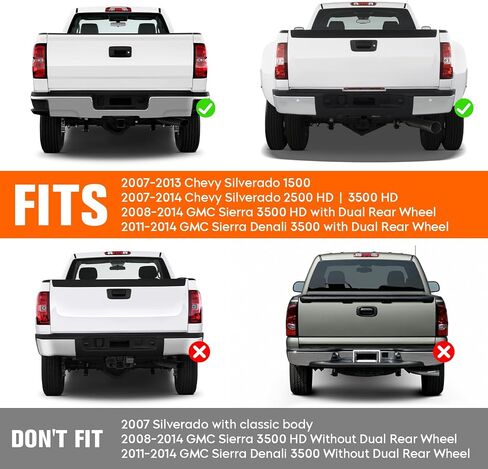 الضوء الخلفي + مصباح شحن الفرامل الثالث لسيارة Chevy Silverado 1500 2500 03-06، GMC Sierra 1500 2500 3500 & 1500 2500 HD 04-06، 1500 3500 Classic & 1500 2500 HD Classic 07، مصباح إيقاف التثبيت العالي الثالث، 19169005 in Kuwait