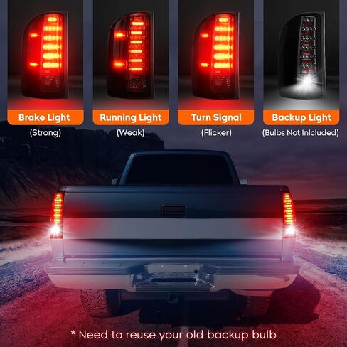 الضوء الخلفي + مصباح شحن الفرامل الثالث لسيارة Chevy Silverado 1500 2500 03-06، GMC Sierra 1500 2500 3500 & 1500 2500 HD 04-06، 1500 3500 Classic & 1500 2500 HD Classic 07، مصباح إيقاف التثبيت العالي الثالث، 19169005 in Kuwait
