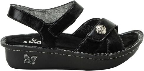 Alegria Women Kelsi Cross Strap Adjustable Leather Sandal in Kuwait