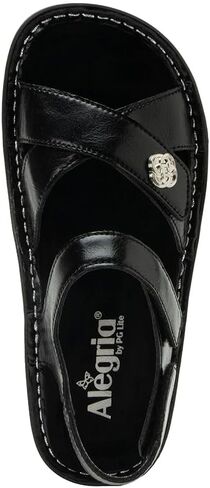 Alegria Women Kelsi Cross Strap Adjustable Leather Sandal in Kuwait