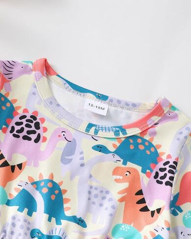 Baby Toddler Girl Dress Little Girls Clothes Short Sleeve Ruffle Sundress Casual Boho Summer Spring Dresses for Girl in Kuwait