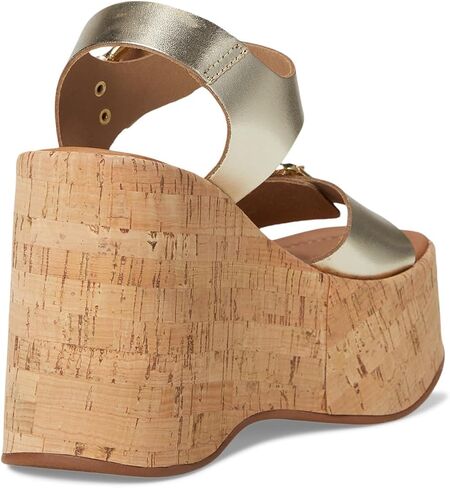 Steve Madden Womens RIVE04S1 Buckle Leather Wedge Heels in Saudi Arabia