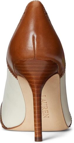 Lauren Ralph Lauren Women's Lynden Nappa & Burnished Leather Pump in Saudi Arabia