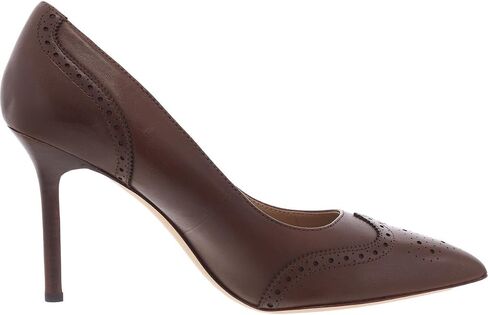 Lauren Ralph Lauren Women's Lynden Nappa & Burnished Leather Pump in Saudi Arabia