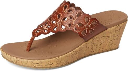 Skechers Women's Beverlee-Summer Spirit Wedge Sandal in Saudi Arabia