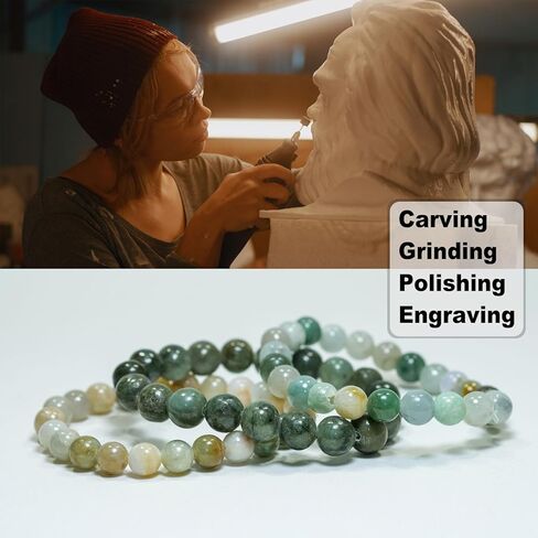 Harfington 10pcs 325-400 فليت ماس ​​طحن بت 1.35 ملم رأس أسطوانة 2.35 ملم شانك 5 ملم الطول من التيتانيوم الحجر الحفر الأداة الدورانية للأظافر تلميع الأظافر تلميع in Kuwait