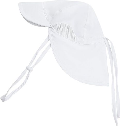 Baby Sun Hat with Neck Flap Adjustable Toddler Sun Hat Baby Boys Girls Sun Protection Summer Beach Hat in Saudi Arabia