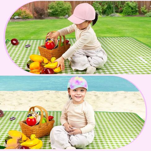 Toddler Baseball Hat 2PCS Baby Baseball Cap for Infant Adjustable Canvas Cap Kids Sun Hat for Boys and Girls in Kuwait