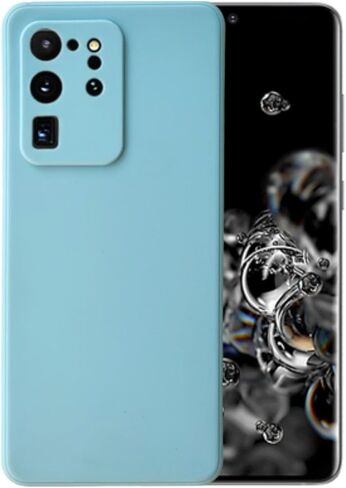 Compatible with Samsung Galaxy S20 Ultra or S20 Ultra 5G Soft Liquid Silicone Gel Cell Phone Mobile Basic Back Case Cover (Soft Pink) in Kuwait