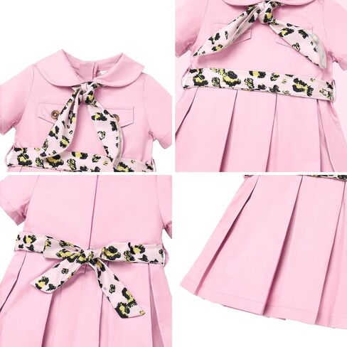 Odasdo Safari Dress for Baby Girls Birthday Party Cake Smash Choidlers Zookeeper Suit Adventure Explorer Explorer in Kuwait