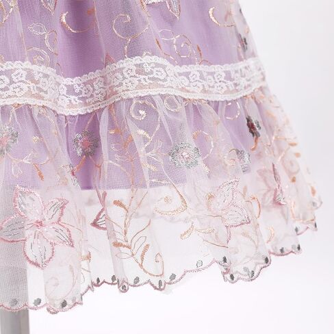 IDOPIP Toddler Baby Girls Embroidery Floral Tutu Dress Summer Sleeveless Bow Smocked Backless Princess Birthday Party Dresses in Saudi Arabia
