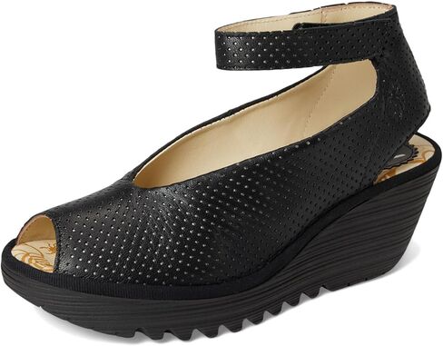 Fly London Women's Yala376fly Perf Wedge Sandal in Kuwait