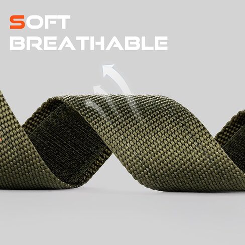 Compatible with Apple Watch Ultra Band - for Men, Wide Soft Nylon Sport Loop with Magnetic Fidlock V-Buckle for iWatch Ultra 2 49mm Series 10 46mm 9/8/7 45mm SE2/SE/6/5/4 44mm 3/2/1 42mm in Kuwait