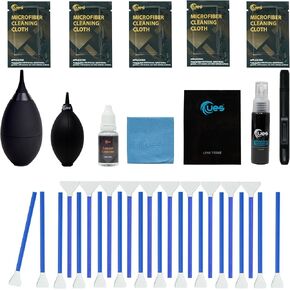 UES Camera Cleaning Kit for Both APS-C and Full-Frame Digital Cameras Compatible with Sony, Canon, Nikon, Fujifilm Camera Clean