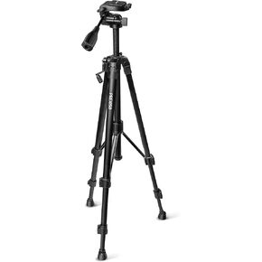 PREXISO Professional Laser Level Tripod - 61 Inch Sturdy Aluminum Tripod for Laser Levels, Lightweight Extendable Tripods Stand with Bag, Anti-Slip Feet, Quick Release Plate with 1/4" Thread