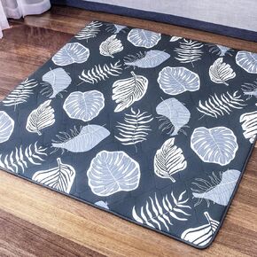 Premium Memory Foam Playpen Mat for Baby and Kids 50" x 50" inch – 1.2" Thick, Wipeable Soft Cotton Topping, Soft & Safe for Crawling, Tummy Time, Playtime, Kids & Toddlers Non-Slip Design