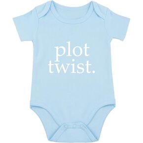 Plot Twist Baby Bodysuit Baby Announcement Bodysuit Pregnancy Announcement Baby Bodysuit Baby Girl Boy Clothes