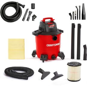 CRAFTSMAN CMXEVBE17590 9 Gallon 4.25 Peak HP Wet Dry Vac, Portable Shop Vacuum Wet and Dry with Filter, Dust Bag, Hose, Car Cleaning Kit and Micro Cleaning Kit for Home and Garage Cleaning