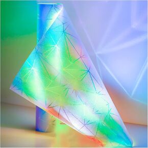 Coavas Rainbow Triangular Geometry Window Privacy Film